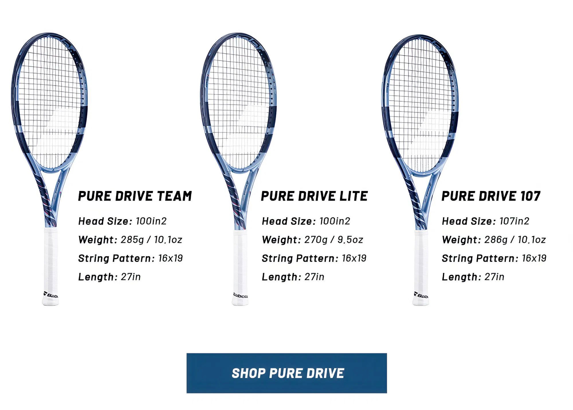 Babolat Pure Drive Gen 11 Tennis Racquets