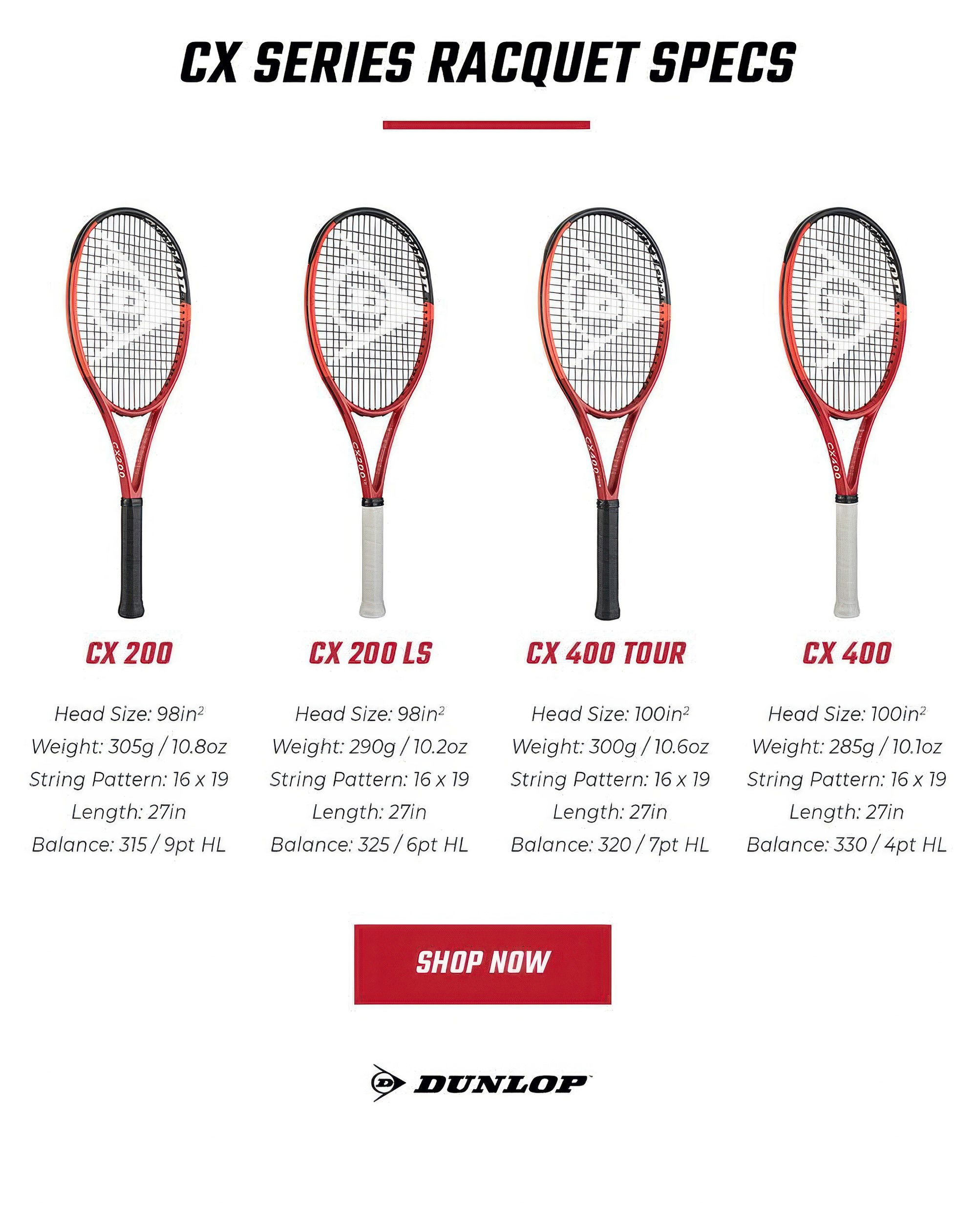 Dunlop Cx Racquet Series