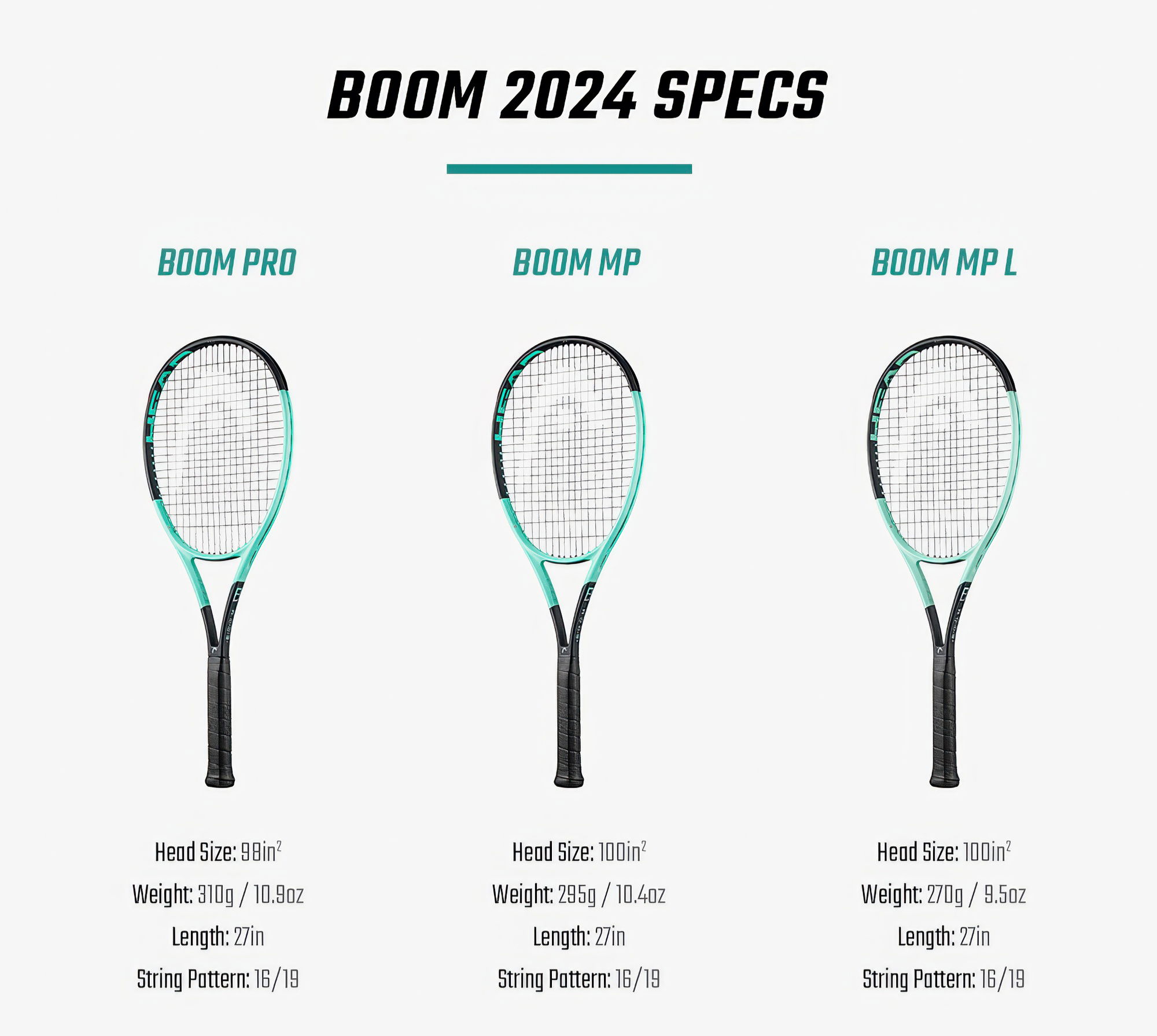Head Boom Racquets