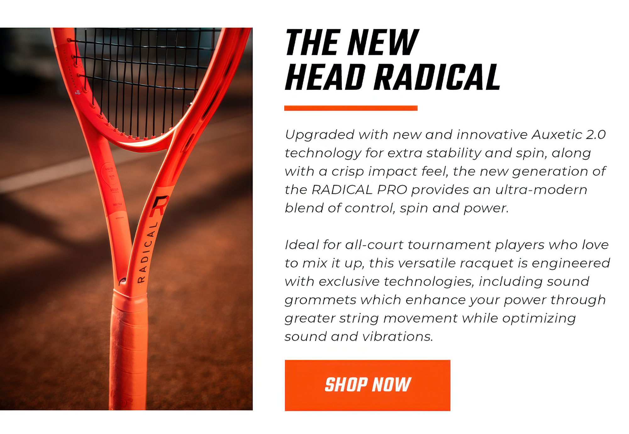 Head Radical Tennis Racquets