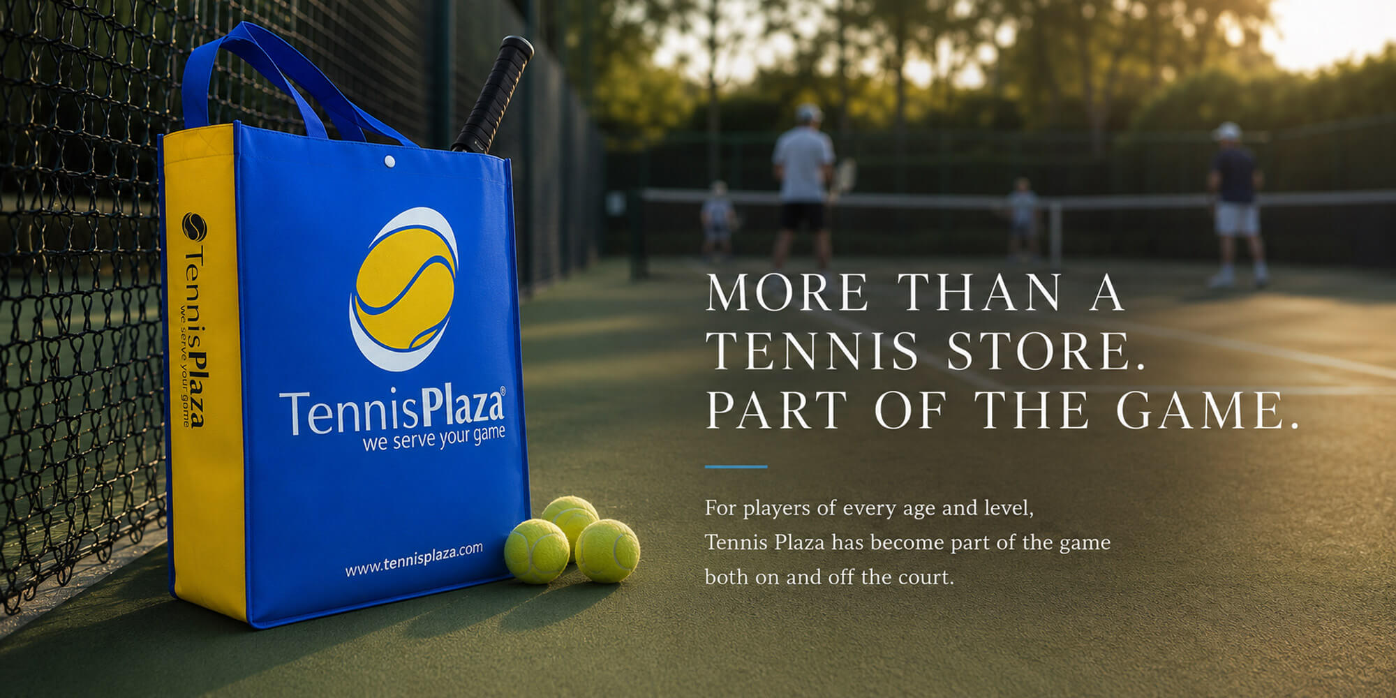 Tennis Plaza, more than a tennis store, part of the game