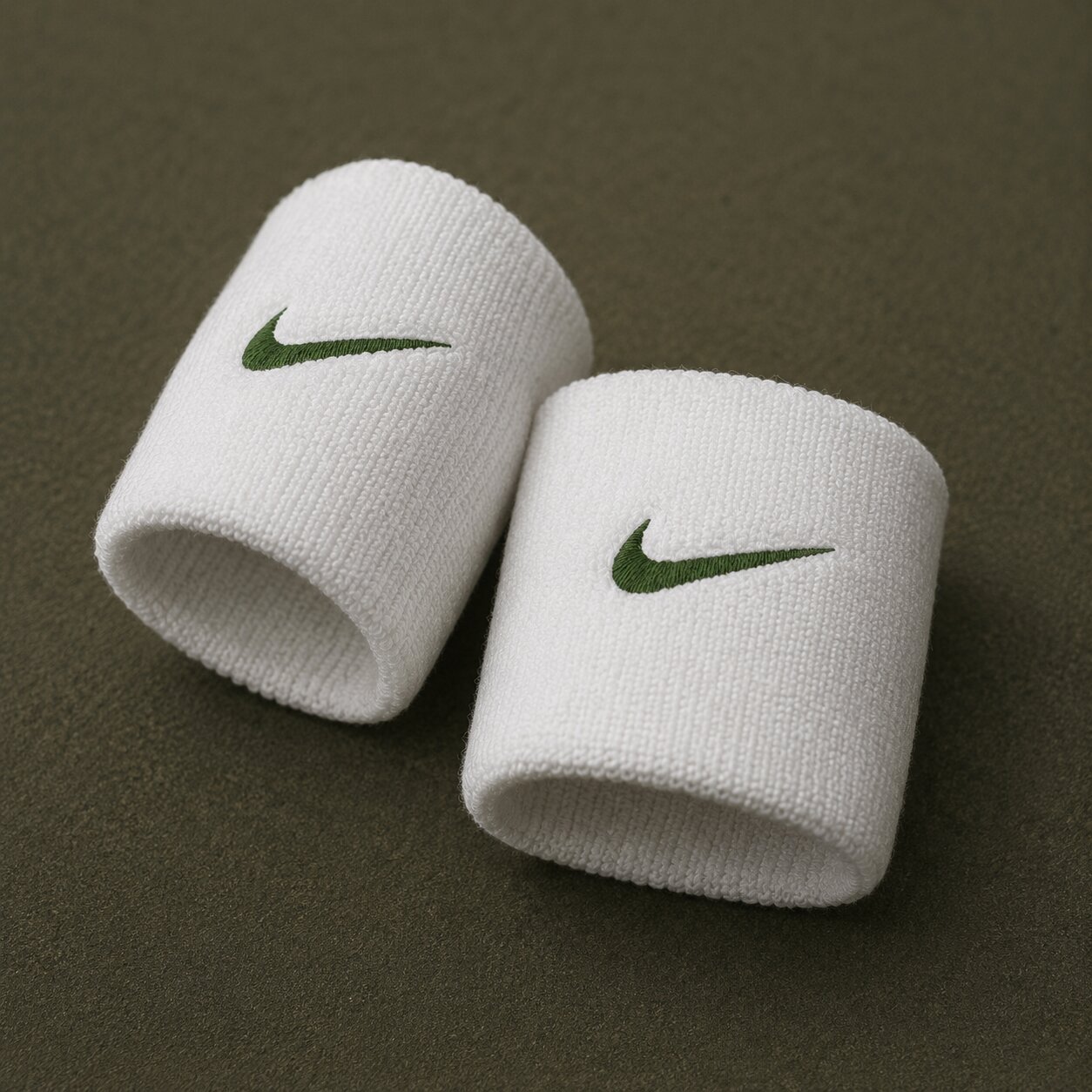 White tennis wristbands