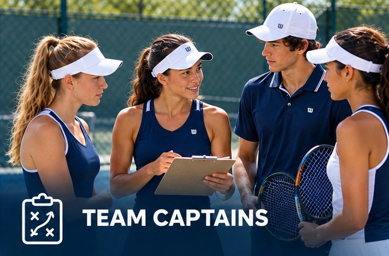 Tennis team captains